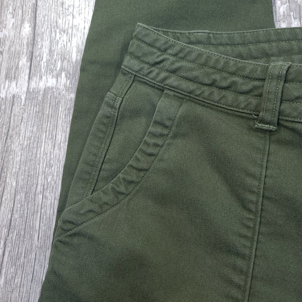 Mountain Hardwear Joggers Women 8 Green Utility Hiking Cargo Pants - Picture 4 of 8